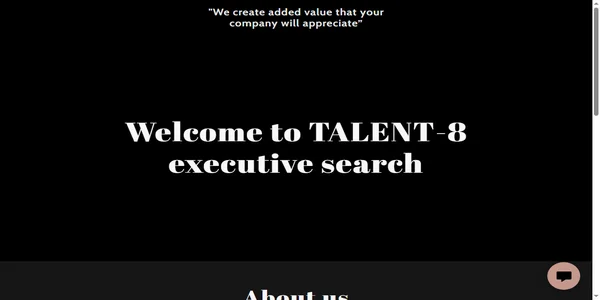 Screenshot of talent-8.com