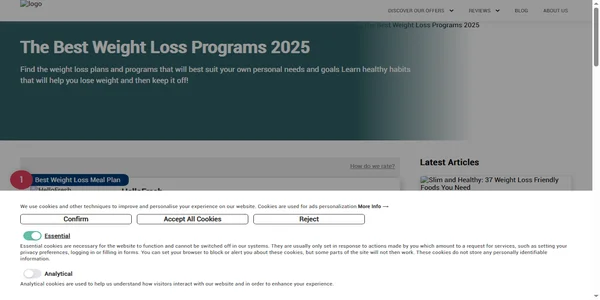 Screenshot of the-best-weightloss-plans-se.com