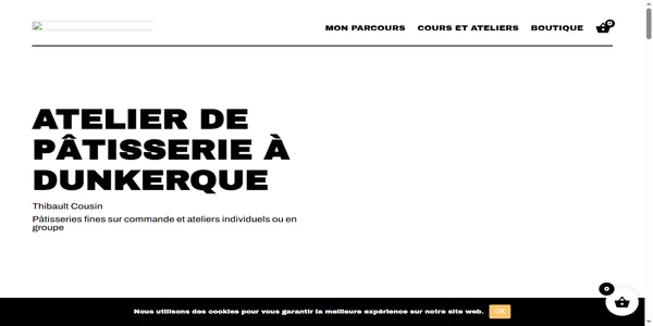 Screenshot of thibault-cousin.com