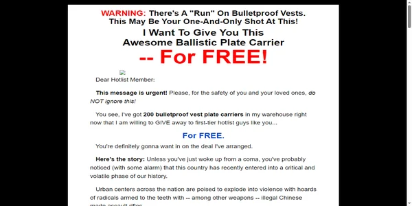 Screenshot of trs-armor.com