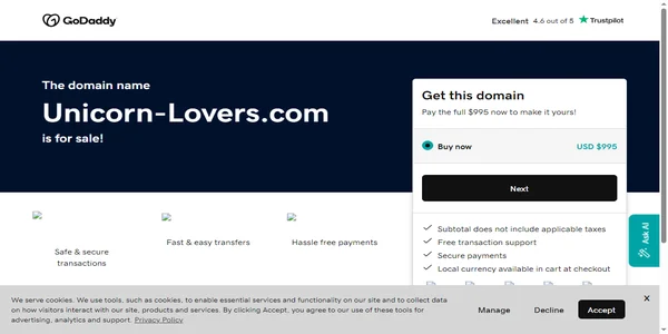 Screenshot of unicorn-lovers.com