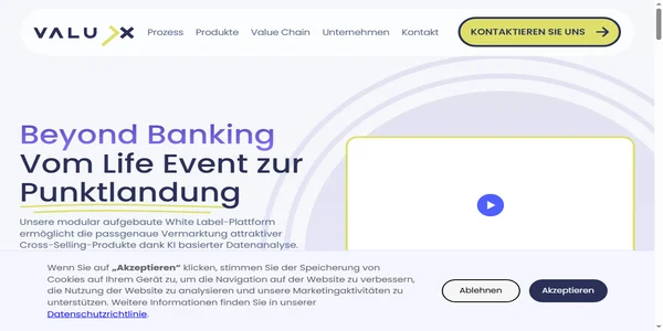 Screenshot of valu-x.com
