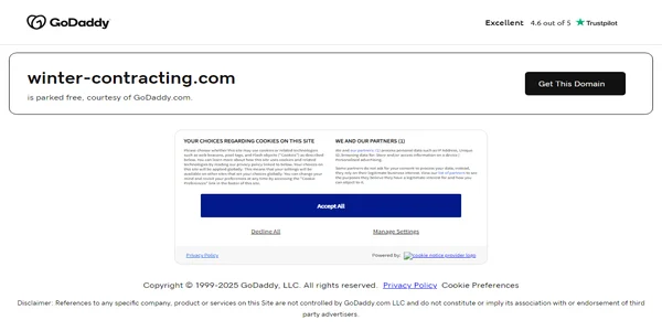 Screenshot of winter-contracting.com