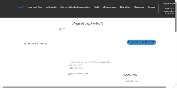 Screenshot of yoga-dordogne.com