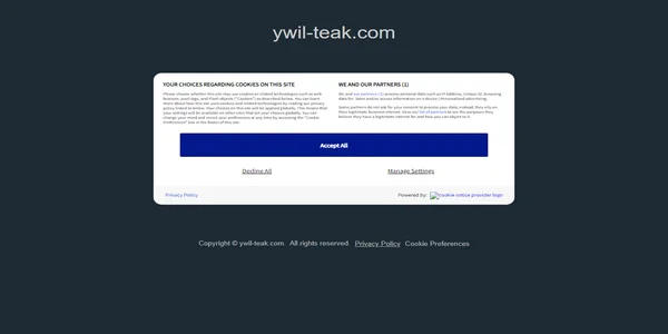Screenshot of ywil-teak.com